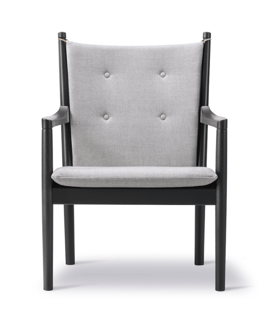 1788 Easy Chair - Black Lacquered Oak - Fredericia - Chairs - Capture 4101 Fabric - HORNE