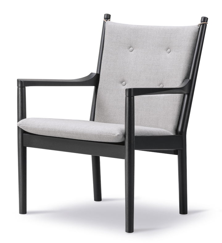 1788 Easy Chair - Black Lacquered Oak - Fredericia - Chairs - Capture 4101 Fabric - HORNE