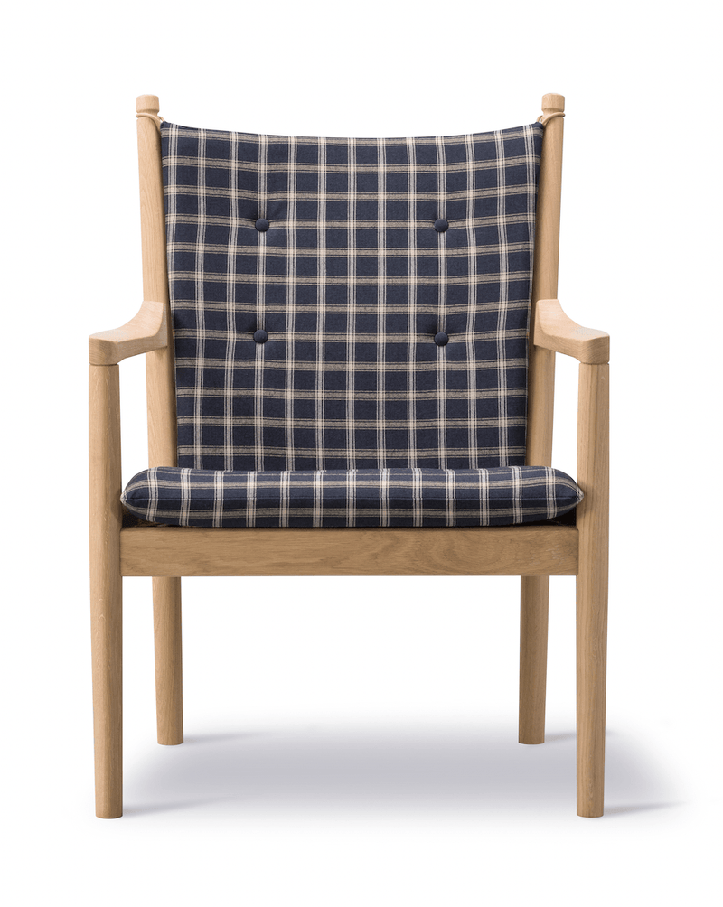 1788 Easy Chair - Soap Treated Oak - Fredericia - Chairs - Rime 641 - HORNE