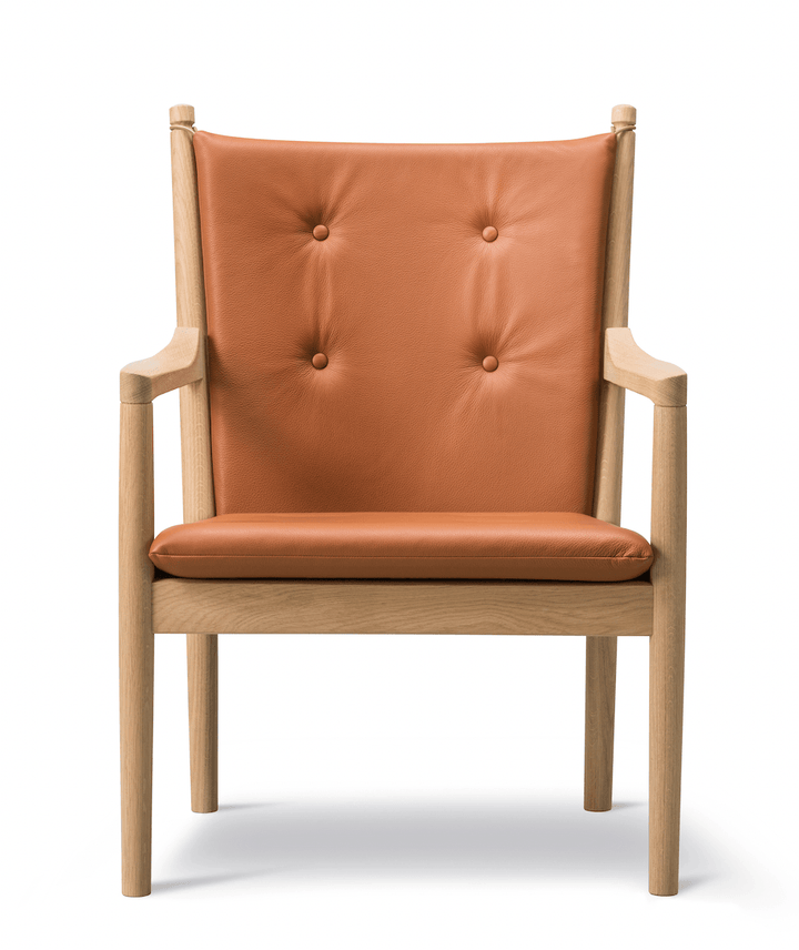 1788 Easy Chair - Soap Treated Oak - Fredericia - Chairs - Omni 307 - HORNE