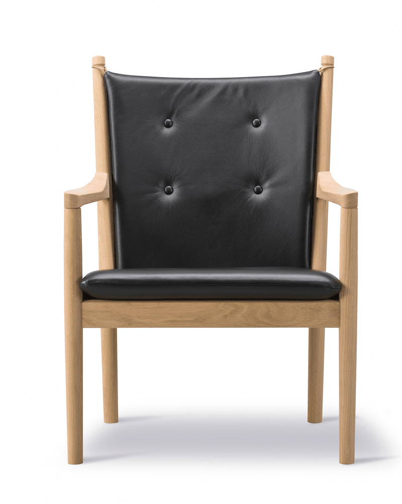 1788 Easy Chair - Soap Treated Oak - Fredericia - Chairs - Rime 641 - HORNE