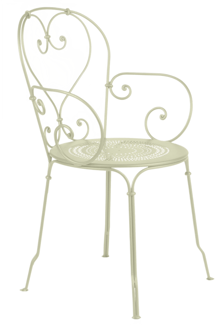 1900 Armchair - Set of 2 - Fermob - Outdoor Furniture - Black Cherry - HORNE