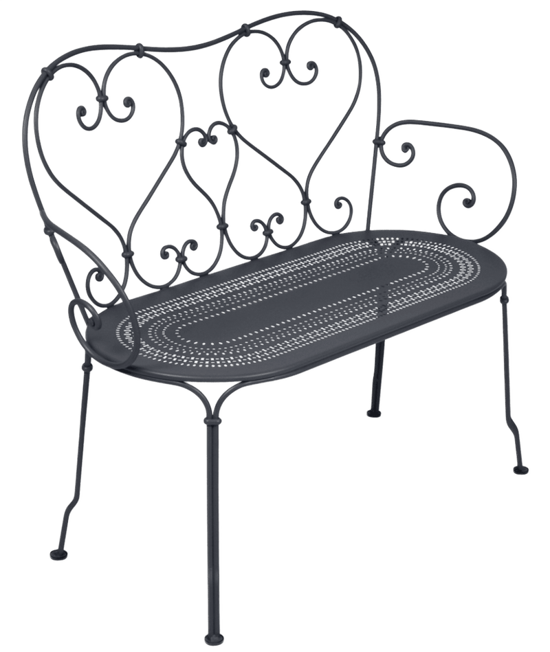 1900 Bench - Fermob - Outdoor Furniture - Black Cherry - HORNE