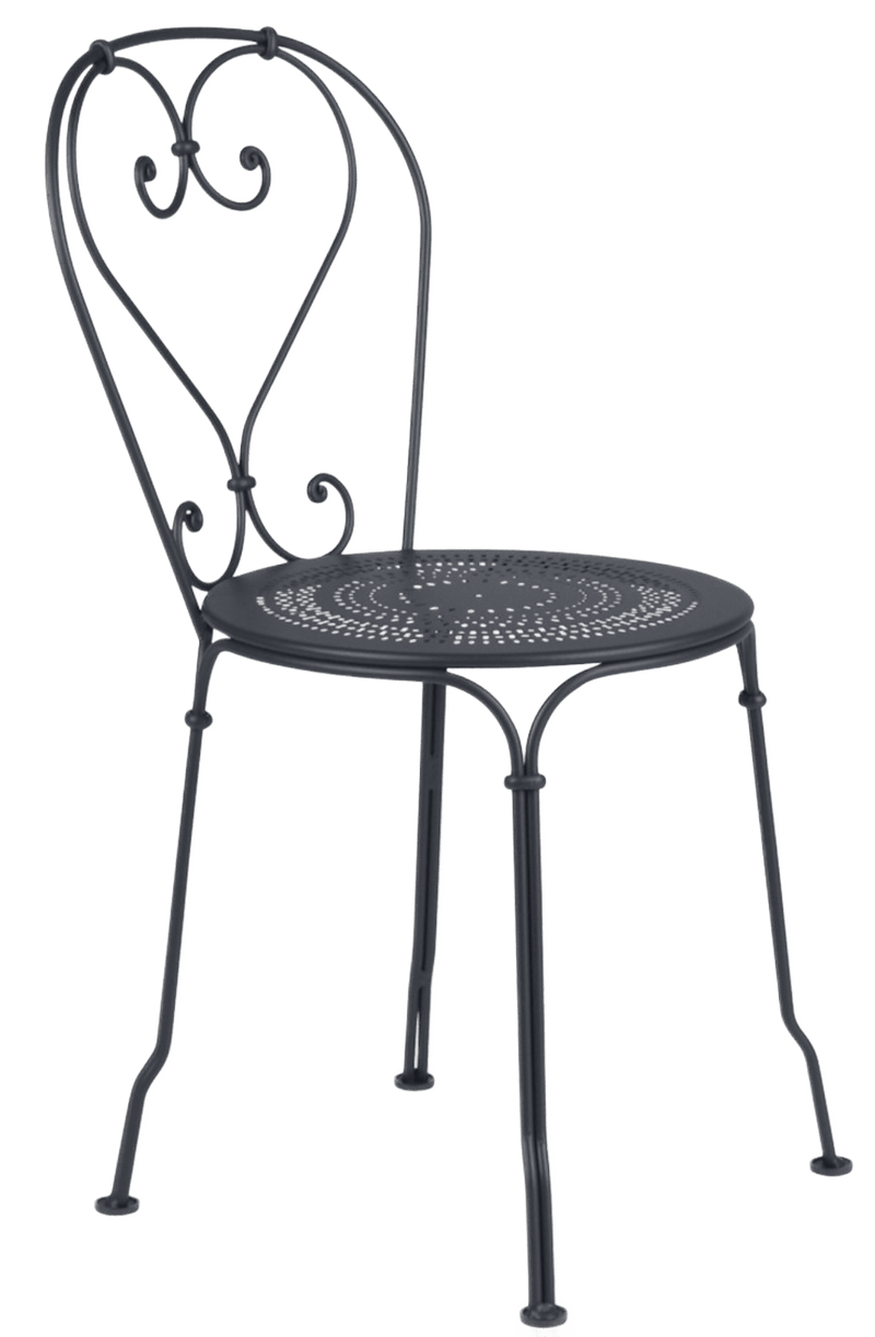 1900 Chair - Set of 2 - Fermob - Outdoor Furniture - Black Cherry - HORNE