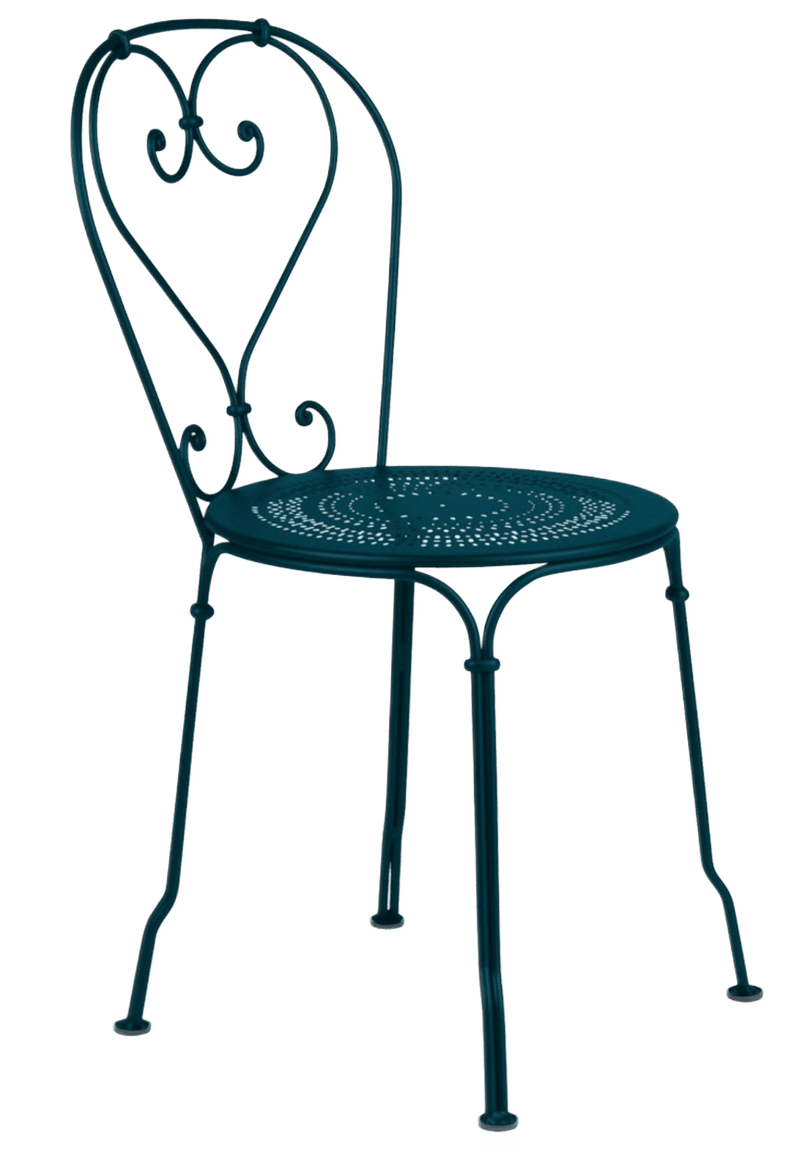 1900 Chair - Set of 2 - Fermob - Outdoor Furniture - Black Cherry - HORNE