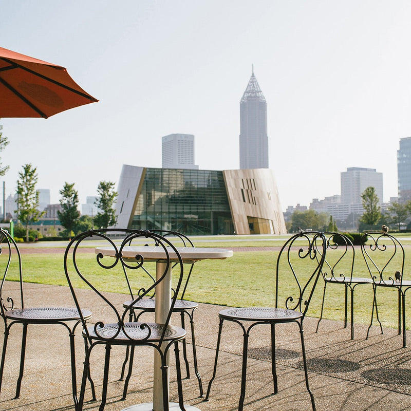 1900 Chair - Set of 2 - Fermob - Outdoor Furniture - Black Cherry - HORNE