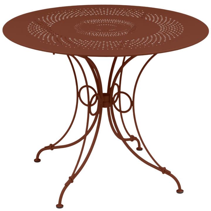 1900 Round Table - Fermob - Outdoor Furniture - 38" Diameter - Rosemary - HORNE