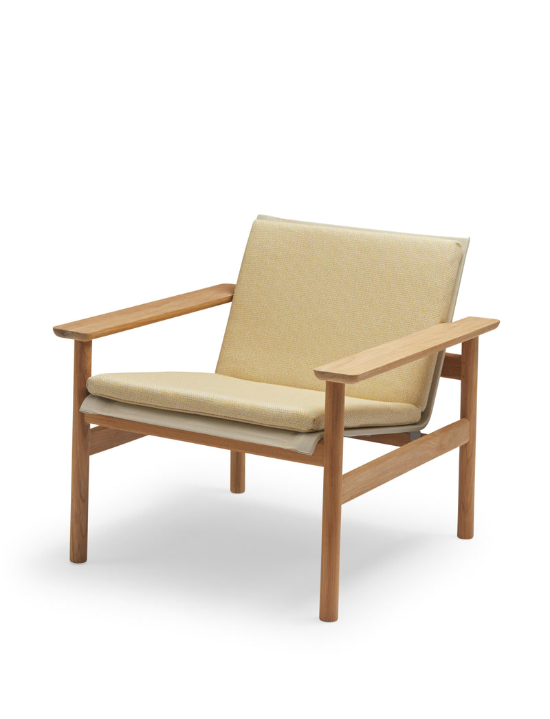 Pelagus Lounge Chair Cushion - Skagerak by Fritz Hansen - Outdoor Furniture - Honey Yellow - HORNE
