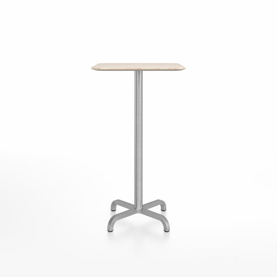 20 - 06 Bar Table - 24" x 30" Rectangular - Emeco - Tables - Ash - Hand Brushed - HORNE