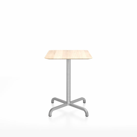 20 - 06 Café Table - 24" x 30" Rectangular - Emeco - Tables - Accoya - Hand Brushed - HORNE