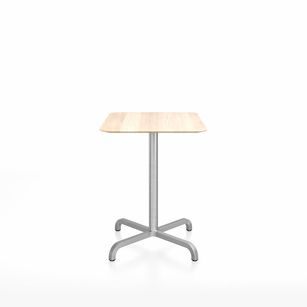 20 - 06 Café Table - 24" x 30" Rectangular - Emeco - Tables - Accoya - Hand Brushed - HORNE