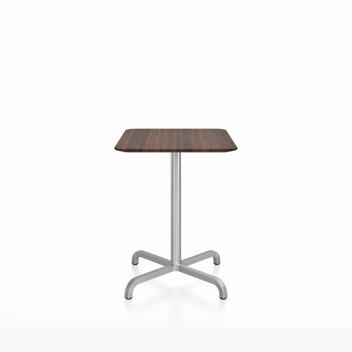 20 - 06 Café Table - 24" x 30" Rectangular - Emeco - Tables - Walnut - Hand Brushed - HORNE