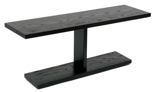 2020 Console Table - Artless - Sideboards + Cabinets - 48"W x 18"D x 24"H - Black Oak + Matte Black - HORNE