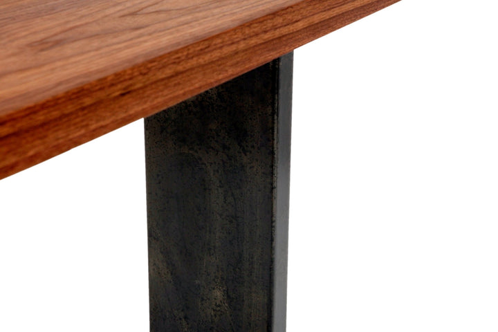 2020 Console Table - Artless - Sideboards + Cabinets - 48"W x 18"D x 24"H - Black Oak + Matte Black - HORNE