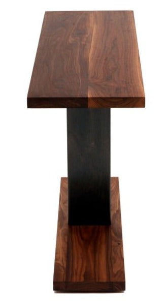 2020 Console Table - Artless - Sideboards + Cabinets - 48"W x 18"D x 24"H - Black Oak + Matte Black - HORNE