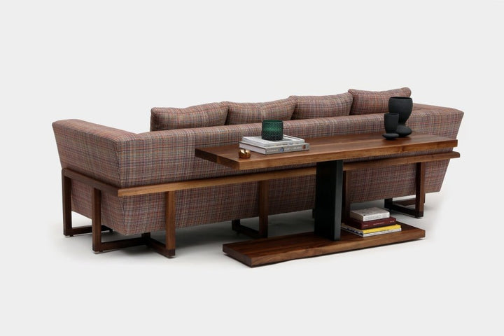 2020 Console Table - Artless - Sideboards + Cabinets - 48"W x 18"D x 24"H - Black Oak + Matte Black - HORNE