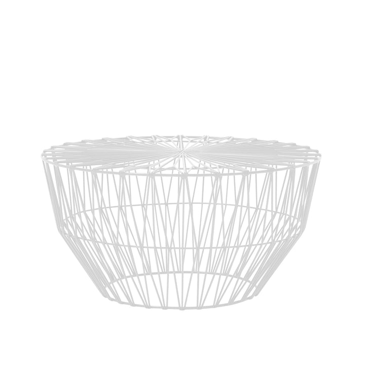 24” Drum Ottoman/ Table - Bend Goods - Outdoor Furniture - White - None - HORNE