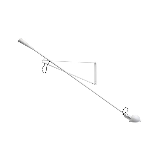 265 Wall Mounted Swing Arm Lamp - Flos - Wall Sconces - White - HORNE