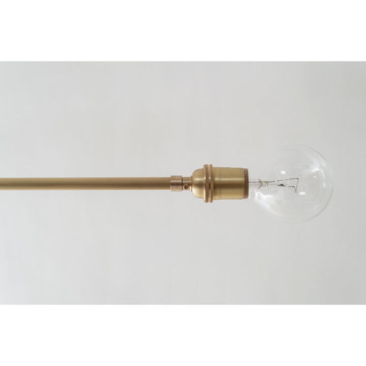 3 Arm Industrial Chandelier - Workstead - Chandeliers - Hewn Brass - HORNE
