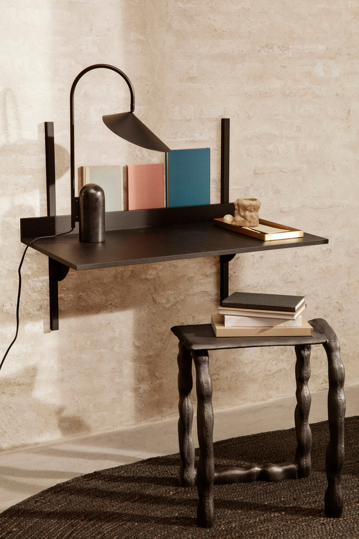 Sector Desk - Ferm Living - Desks - Black Ash - Black Brass - HORNE