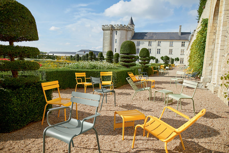 Luxembourg Stacking Side Chair - Set of 4 - Fermob - Outdoor Furniture - Acapulco Blue - HORNE