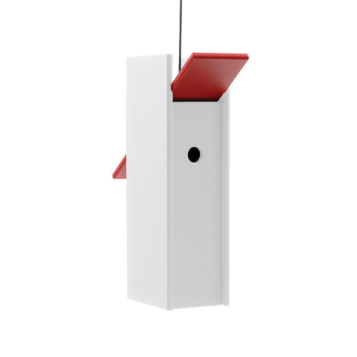 Rapson Birdhouse - Loll Designs - Outdoor Accessories - Apple Red - White - HORNE
