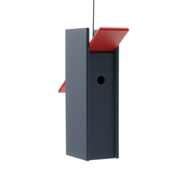 Rapson Birdhouse - Loll Designs - Outdoor Accessories - Apple Red - Grey - HORNE
