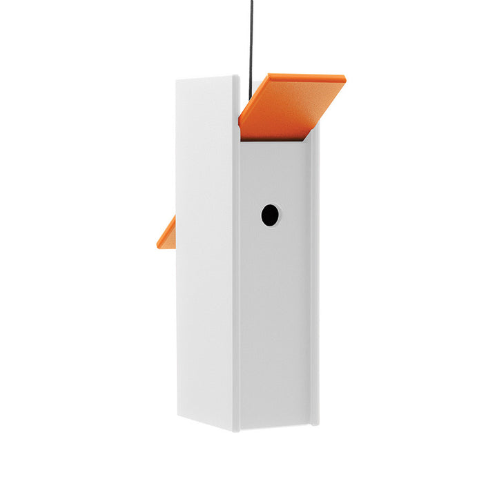 Rapson Birdhouse - Loll Designs - Outdoor Accessories - Sunset Orange - White - HORNE