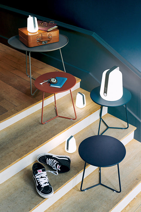 Cocotte Side Table - Small - Fermob - Tables + Desks - Lapilli Grey - HORNE