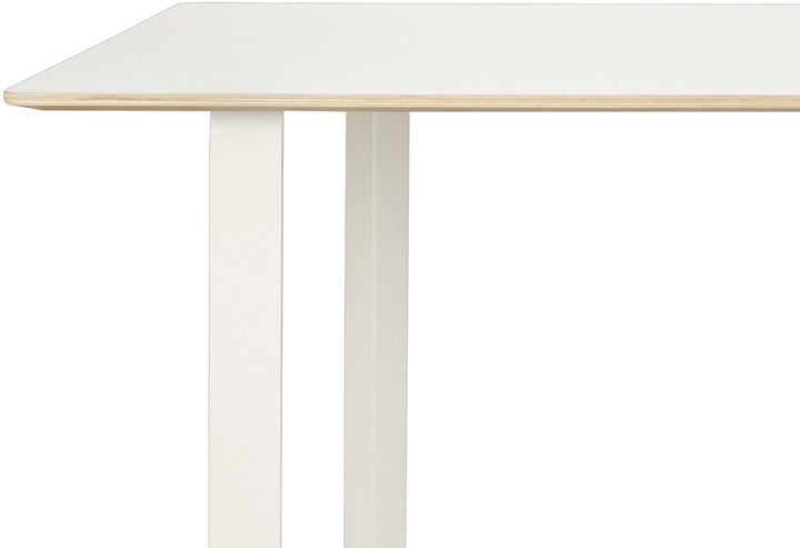 70/70 Table - 67" x 33.5" - Muuto - Table + Task - White Top & Black Base - HORNE