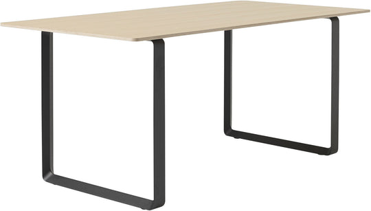 70/70 Table - 67" x 33.5" - Muuto - Table + Task - Oak Top & Black Base - HORNE