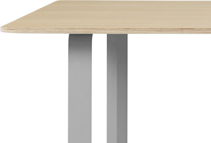70/70 Table - 88.5" x 35.5" - Muuto - Table + Task - Oak Top & Grey Base - HORNE