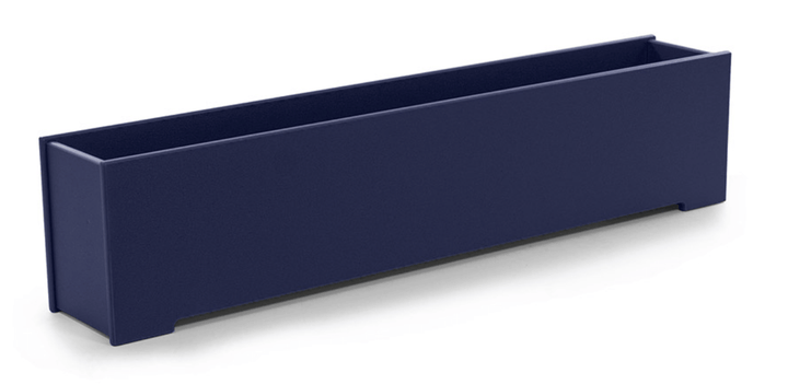 8 Gallon Rectangle Planter - Loll Designs - Outdoor Accessories - Navy Blue - HORNE
