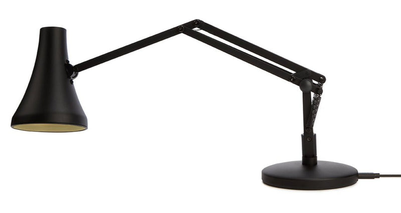 90 Mini Mini Desk Lamp - Anglepoise - Table + Task - Steel Blue and Grey - HORNE