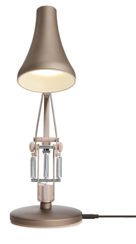 90 Mini Mini Desk Lamp - Anglepoise - Table + Task - Steel Blue and Grey - HORNE