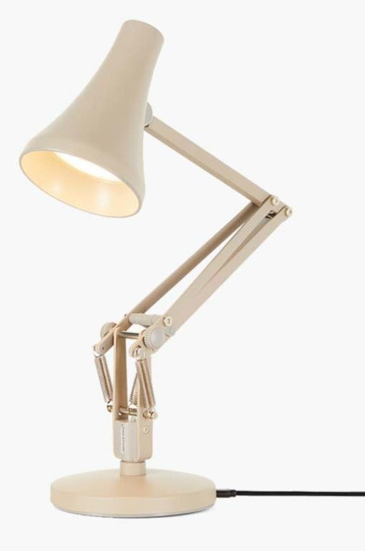 90 Mini Mini Desk Lamp - Anglepoise - Table + Task - Steel Blue and Grey - HORNE