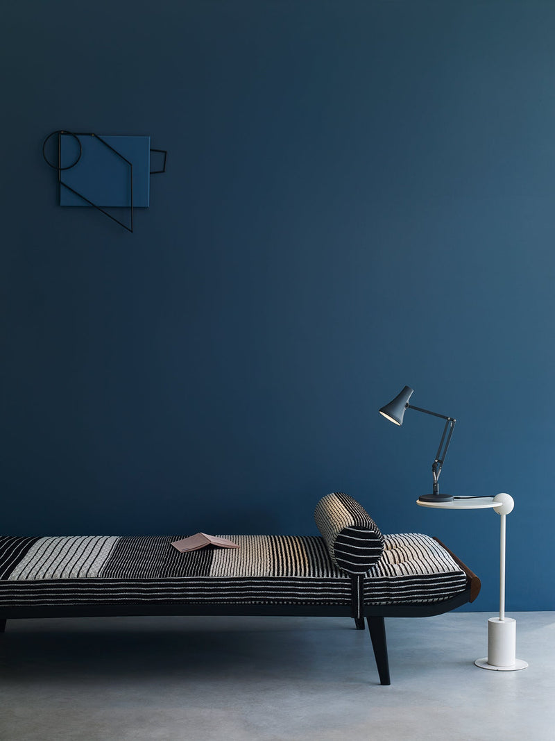 90 Mini Mini Desk Lamp - Anglepoise - Table + Task - Steel Blue and Grey - HORNE