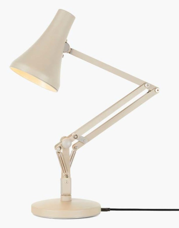 90 Mini Mini Desk Lamp - Anglepoise - Table + Task - Steel Blue and Grey - HORNE