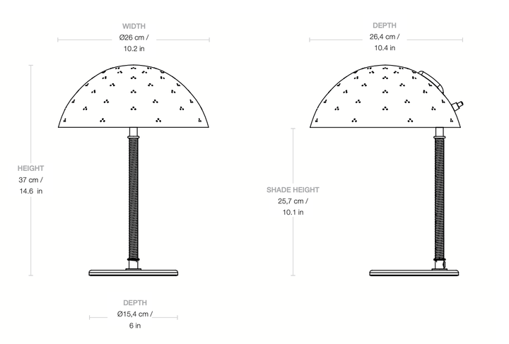 9209 Table Lamp - Gubi - Table + Task - HORNE
