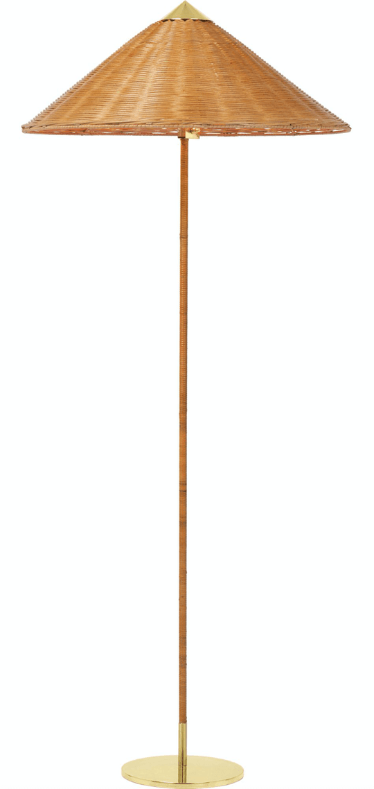 9602 Floor Lamp - Gubi - Floor Lamps - Wicker - HORNE