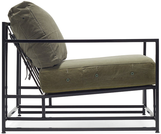 Inheritance Armchair - Military Canvas