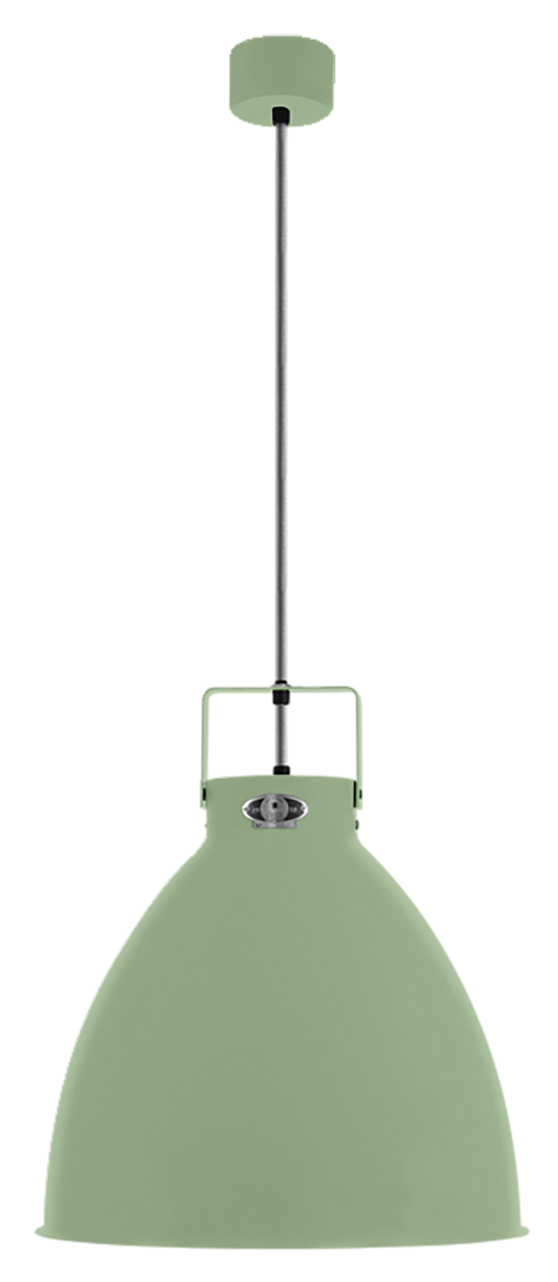 Augustin Pendant - A360 - Matte Finish - Jielde - Pendants - Silver - Apple Green - RAL6018 - HORNE