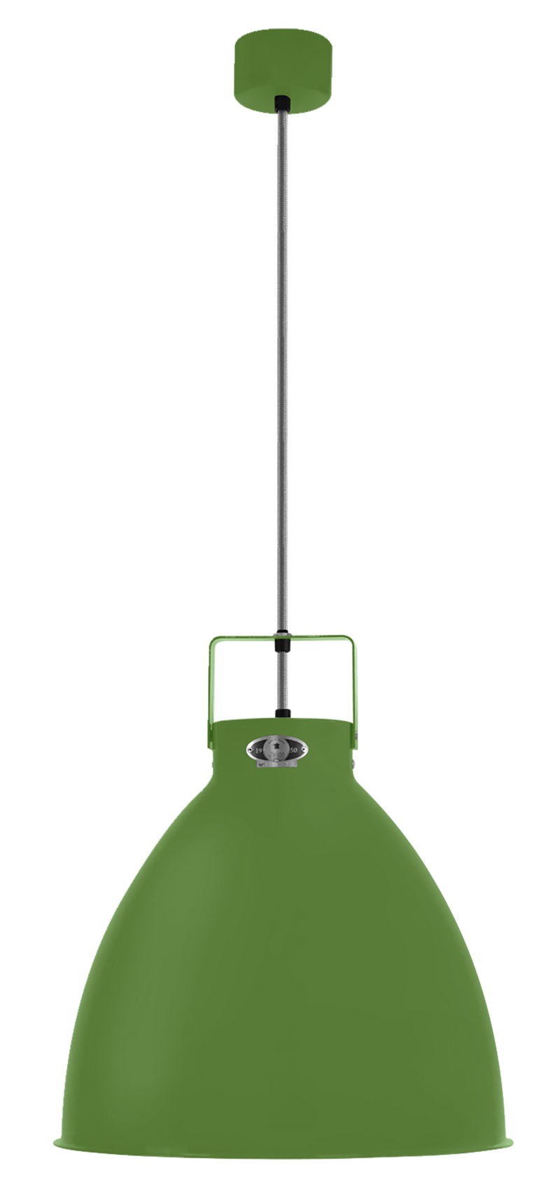 Augustin Pendant - A360 - Matte Finish - Jielde - Pendants - Silver - Apple Green - RAL6018 - HORNE