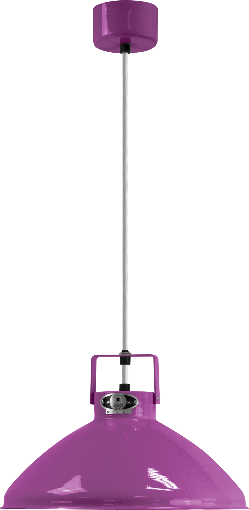 Beaumont Pendant - B240 - Glossy Finish - Jielde Pendants - Red - RAL3020 - Silver - HORNE