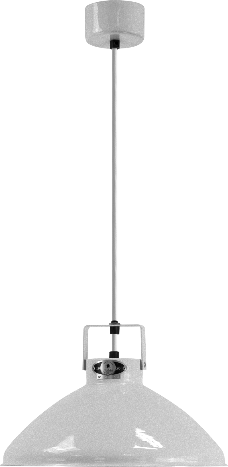 Beaumont Pendant - B240 - Glossy Finish - Jielde Pendants - Red - RAL3020 - Silver - HORNE