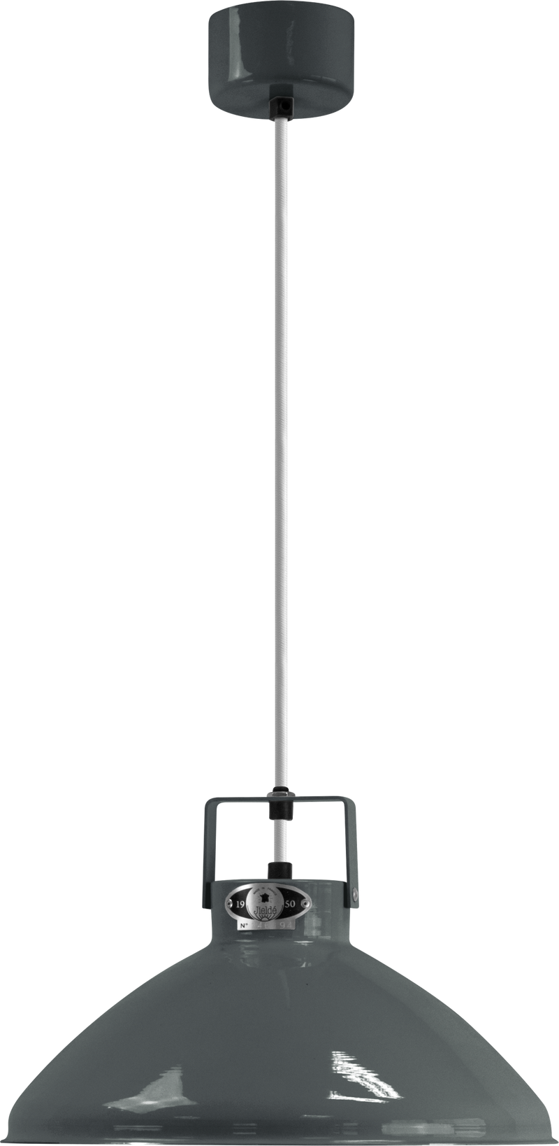 Beaumont Pendant - B240 - Glossy Finish - Jielde Pendants - Red - RAL3020 - Silver - HORNE