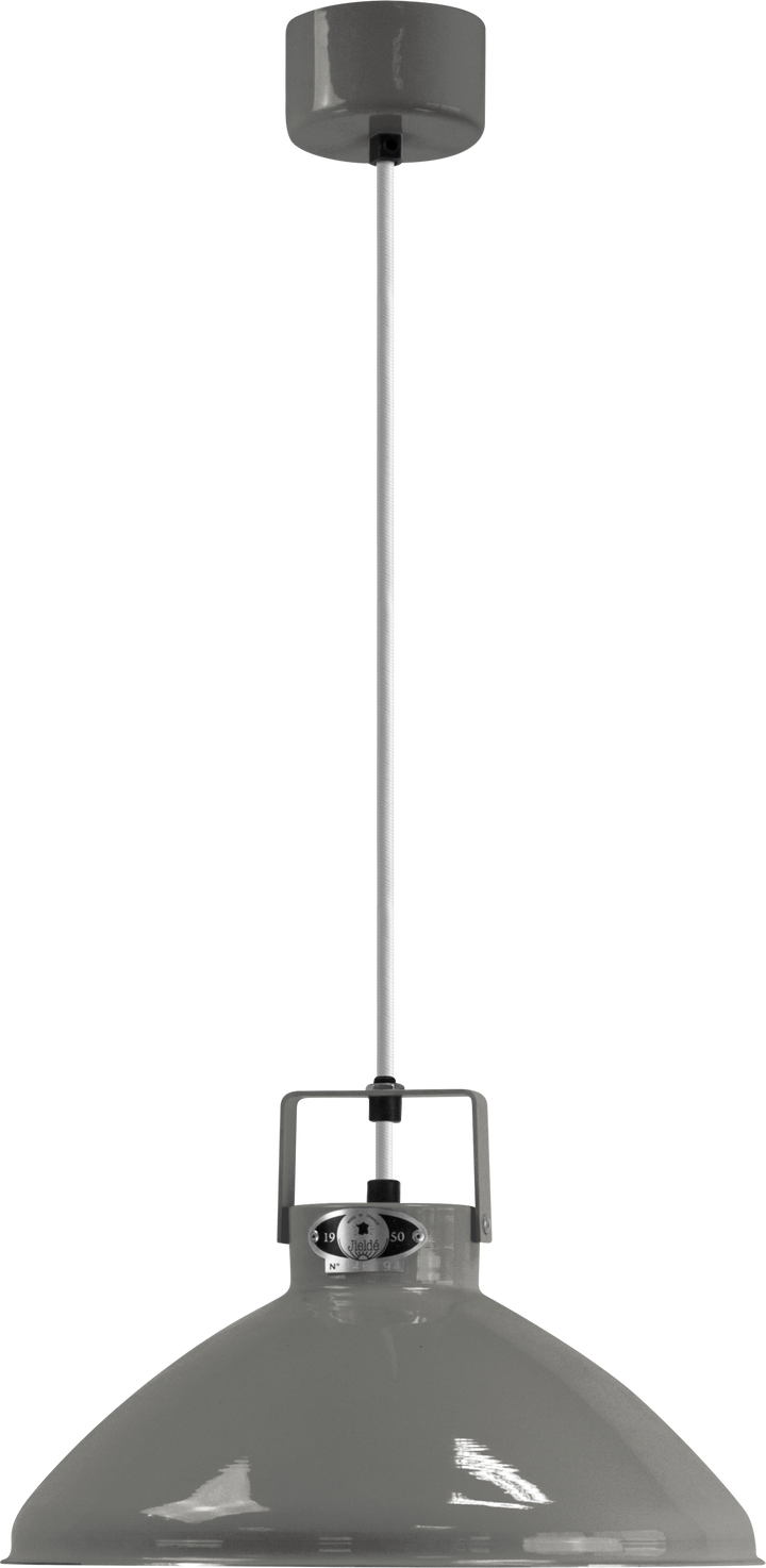 Beaumont Pendant - B240 - Glossy Finish - Jielde Pendants - Mouse Grey - RAL7005 - Silver - HORNE