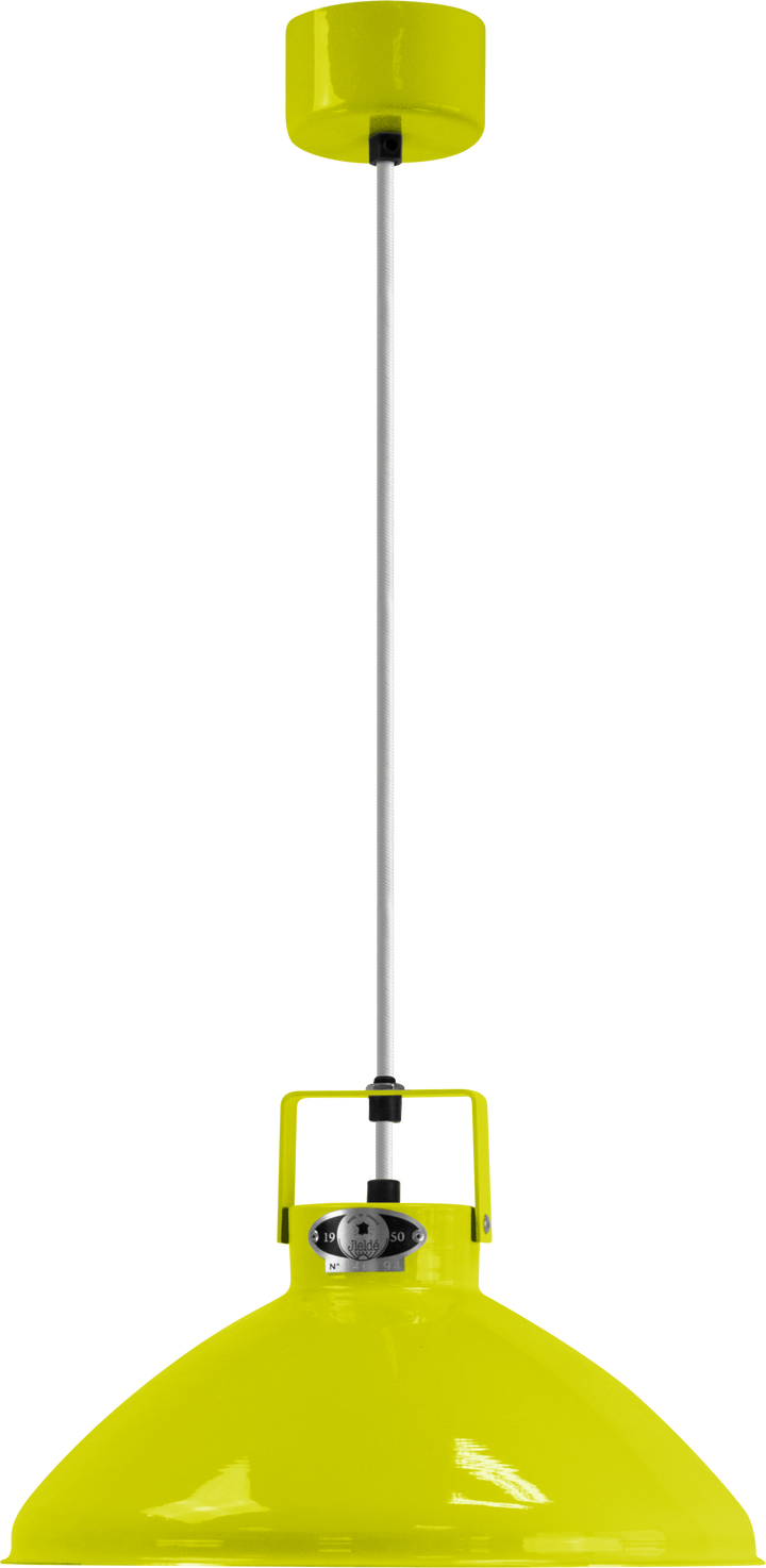 Beaumont Pendant - B240 - Glossy Finish - Jielde Pendants - Yellow Sulfur - RAL1016 - Silver - HORNE