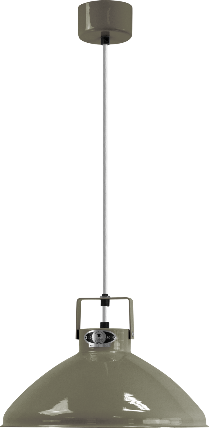 Beaumont Pendant - B240 - Glossy Finish - Jielde Pendants - Khaki - RAL7002 - Silver - HORNE