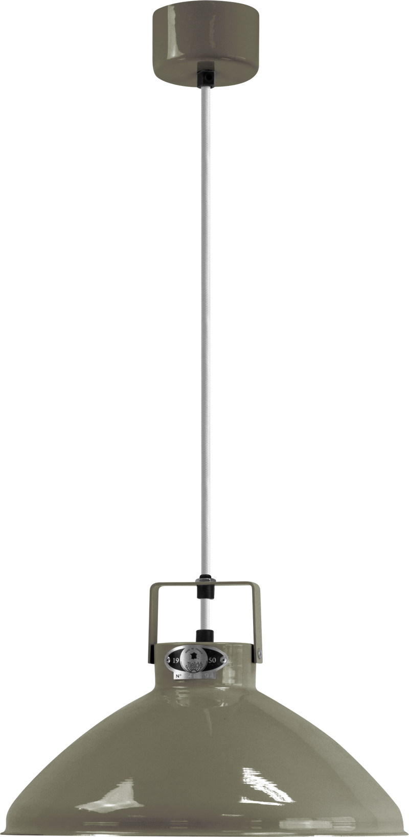 Beaumont Pendant - B240 - Glossy Finish - Jielde Pendants - Red - RAL3020 - Silver - HORNE